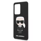 Karl Lagerfeld Samsung G988 Galaxy S20 Ultra (6.9) Full Body hátlapvédő tok fekete (KLHCS69SLFKBK)