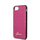 Guess Apple iPhone 7 / 8 / SE2 / SE3 (4.7) Croco hátlapvédő tok pink (GUHCI8PCUMLCRPI)