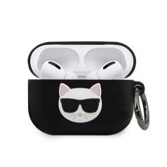   Karl Lagerfeld Apple Airpods Pro szilikon tok fekete (KLACAPSILCHBK)