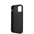 Guess Apple iPhone 12 Mini 2020 (5.4) Saffiano V Stitch hátlapvédő tok fekete (GUHCP12SVSATMLBK)