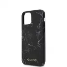 Guess Apple iPhone 12 Mini 2020 (5.4) Marble hátlapvédő tok fekete (GUHCP12SPCUMABK)