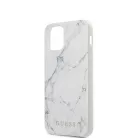 Guess Apple iPhone 12 Mini 2020 (5.4) Marble hátlapvédő tok fehér (GUHCP12SPCUMAWH)