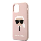 Karl Lagerfeld Apple iPhone 12 Pro Max 2020 (6.7) hátlapvédő tok light pink (KLHCP12LSLKHLP)