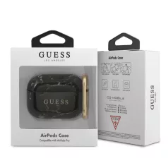 Guess Apple AirPods Pro szilikon tok fekete (GUACAPTPUMABK)