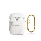 Guess Apple AirPods 1 / 2 szilikon tok fehér (GUACA2TPUMAWH)