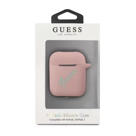 Guess Apple AirPods 1 / 2 szilikon tok fehér (GUACA2TPUMAWH)
