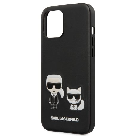 Karl Lagerfeld and Choupette Apple iPhone 12 Pro Max 2020 (6.7) hátlapvédő tok fekete (KLHCP12LPCUSKCBK)