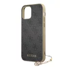 Guess Apple iPhone 12 Pro Max 2020 (6.7) Charms Hard Case hátlapvédő tok szürke (GUHCP12LGF4GGR)