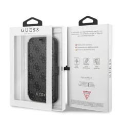   Guess Apple iPhone 12 Mini 2020 (5.4) oldalra nyíló könyv tok barna (GUFLBKSP12S4GB)
