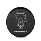 Karl Lagerfeld Apple Airpods Pro szilikon tok fekete külső akkumulátorral (KLBPPBOAPK)