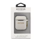 Guess Apple AirPods 1 / 2 szilikon tok fehér (GUACCSILGLWH)