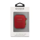 Guess Apple AirPods 1 / 2 szilikon tok piros  (GUACCSILGLRE)