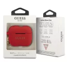 Guess Apple AirPods Pro szilikon tok piros (GUACAPSILGLRE)