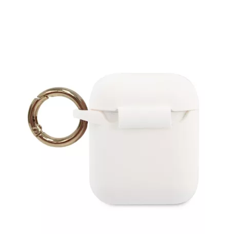 Guess Apple AirPods 1 / 2 szilikon tok fehér (GUACA2LSTLWH)