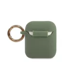 Guess Apple AirPods 1 / 2 szilikon tok khaki (GUACCSILGLKA)