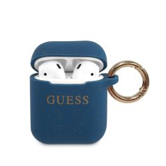 Guess Apple AirPods 1 / 2 szilikon tok kék (GUACCSILGLBL)