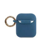 Guess Apple AirPods 1 / 2 szilikon tok kék (GUACCSILGLBL)