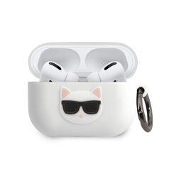   Karl Lagerfeld Apple Airpods Pro szilikon tok fehér (KLACAPSILCHWH)