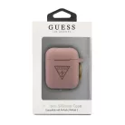 Guess Apple AirPods 1 / 2 szilikon tok pink (GUACA2LSTLPI)