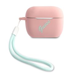 Guess Apple AirPods Pro szilikon tok pink (GUACAPLSVSPG)