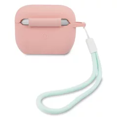 Guess Apple AirPods Pro szilikon tok pink (GUACAPLSVSPG)