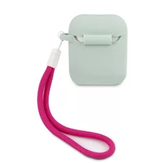 Guess Apple AirPods 1 / 2 szilikon tok kék (GUACA2LSVSBF)