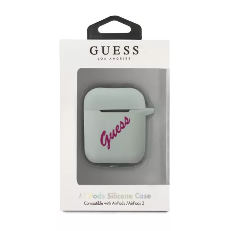 Guess Apple AirPods 1 / 2 szilikon tok kék (GUACA2LSVSBF)