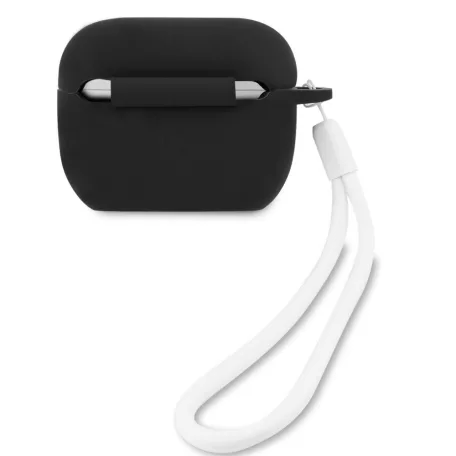 Guess Apple AirPods Pro szilikon tok fekete (GUACAPLSVSBW)