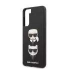 Karl Lagerfeld and Choupette Samsung G995 Galaxy S21 Plus (2021) hátlapvédő tok fekete (KLHCS21MSAKICKCBK)