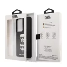 Karl Lagerfeld and Choupette Samsung G998 Galaxy S21 Ultra (2021) hátlapvédő tok fekete (KLHCS21LSAKICKCBK)