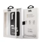 Karl Lagerfeld and Choupette Samsung G995 Galaxy S21 Plus (2021) hátlapvédő tok fekete (KLHCS21MPCUSKCBK)