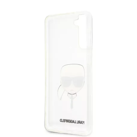 Karl Lagerfeld Samsung G990 Galaxy S21 (2021) hátlapvédő tok átlátszó (KLHCS21SKTR)