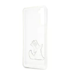   Karl Lagerfeld and Choupette Samsung G990 Galaxy S21 (2021) hátlapvédő tok átlátszó (KLHCS21SCFNRC)