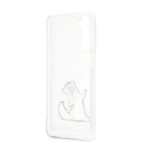 Karl Lagerfeld and Choupette Samsung G995 Galaxy S21 Plus (2021) hátlapvédő tok átlátszó (KLHCS21MCFNRC)