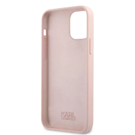 Karl Lagerfeld Choupette Apple iPhone 12 / 12 Pro 2020 (6.1) hátlapvédő tok pink (KLHCP12MSLCHLP)