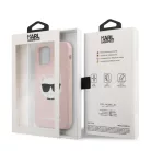 Karl Lagerfeld Choupette Apple iPhone 12 / 12 Pro 2020 (6.1) hátlapvédő tok pink (KLHCP12MSLCHLP)