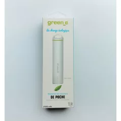   Green_e GR4050 power bank 2500mAh USB 5V 1A micro USB adatkábellel fehér 5W