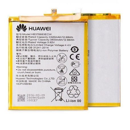 Huawei HB376883ECW Ascend P9 Plus gyári akkumulátor Li-Ion Polymer 3400mAh