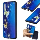 Slim Case Art - Samsung A705 Galaxy A70 (2019) kék pillangó mintás szilikon tok