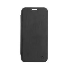   Xqisit Flap Cover Samsung Galaxy S7 oldalra nyíló mágneses tok átlátszó hátlappal