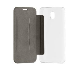   Xqisit Flap Cover HTC Desire Lifestyle oldalra nyíló mágneses tok átlátszó hátlappal