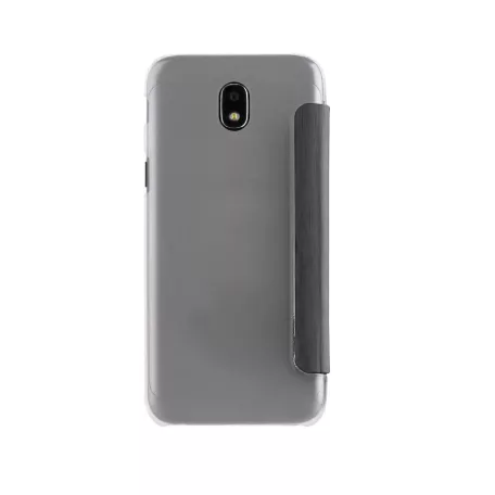 Xqisit Flap Cover HTC Desire Lifestyle oldalra nyíló mágneses tok átlátszó hátlappal