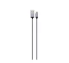 Xqisit dobozos USB - USB-C szövetbevonatos adatkábel 0.8m szürke