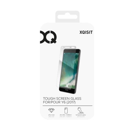 Xqisit Tough Screen Glass Huawei Y6 2017 teljes képernyős kijelzővédő üvegfólia