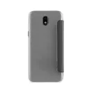 Xqisit Flap Cover Samsung J330 Galaxy J3 (2017) oldalra nyíló mágneses tok átlátszó hátlappal