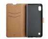 Xqisit Slim Wallet Selection Samsung A105 Galaxy A10 (2019) oldalra nyíló mágneses bőrhatású könyv tok szilikon belsővel fekete