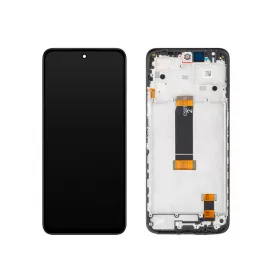   Xiaomi Redmi 12 fekete gyári LCD kijelző érintővel és kerettel (560002M19A00)