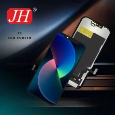   JH Apple iPhone 13 Pro (6.1) fekete LCD kijelző érintővel (FHD, removable IC)