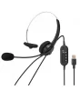 Astrum HS760 Call center USB fejhallgató állítható zajszűrős mikrofonnal, bőr fülpárnákkal