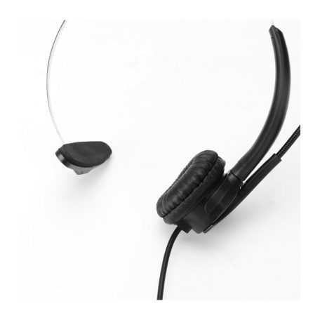Astrum HS760 Call center USB headphone with flexible noise-isolating microphone and soft leather earcups